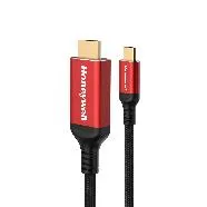 Type-C To HDMI Cable — Red, 1 m