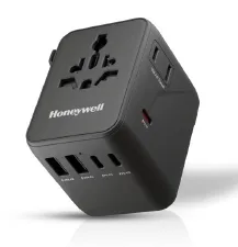 Universal World Travel Adapter - 45w — Black