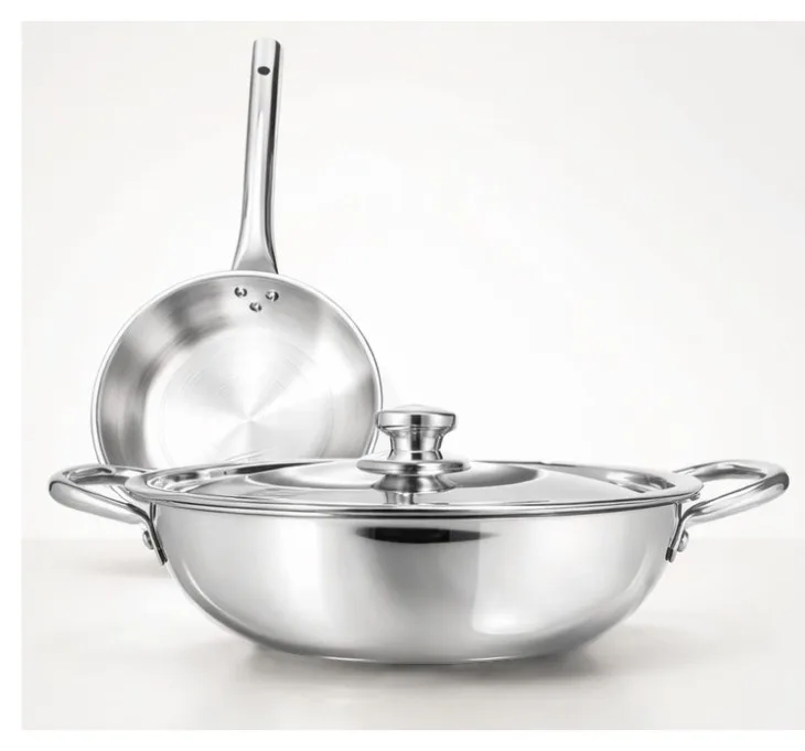 Sterra Stainless Steel Cookware (Kadai & Frypan)